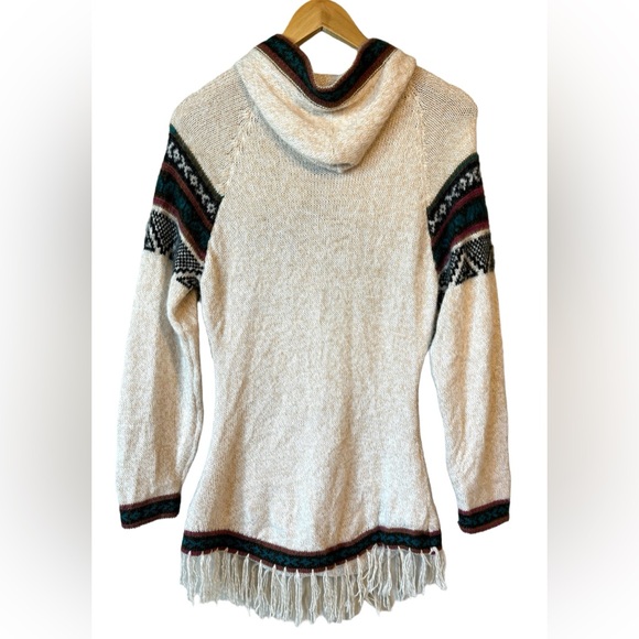Albinaas Alpaca Aztec Cream Hoodie | Size S - Picture 2 of 8